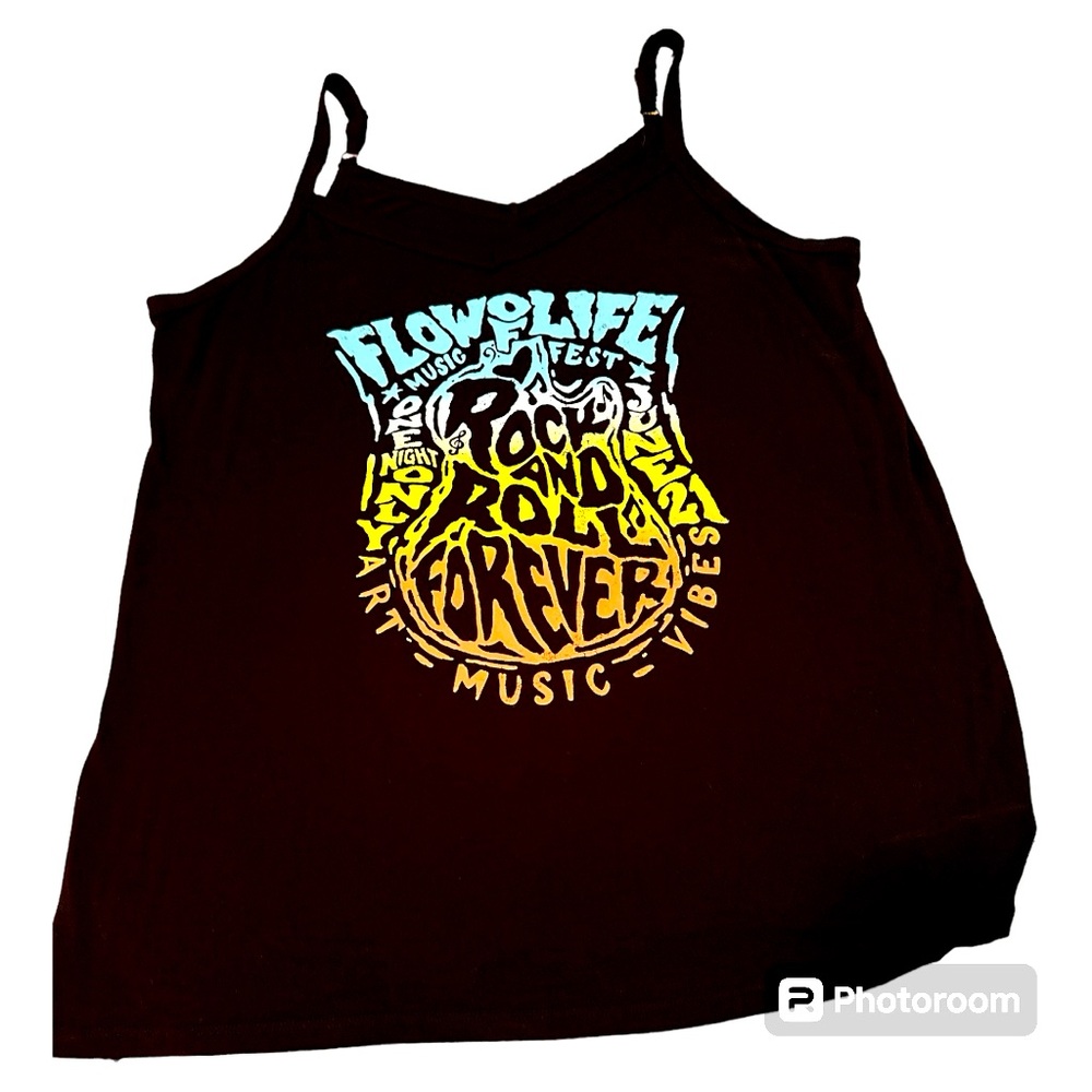 Torrid V-neck tank with adjustable straps.